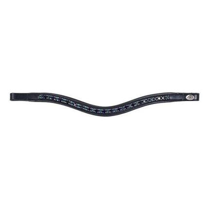 Frontal pour cheval HFI Padded Wave + Strass