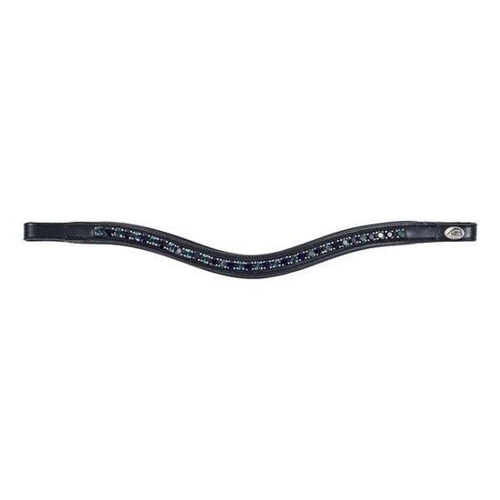 Frontal pour cheval HFI Padded Wave + Strass