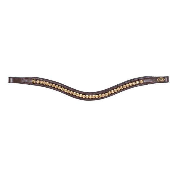 Frontaal voor paard HFI Padded Wave + Strass 4/7