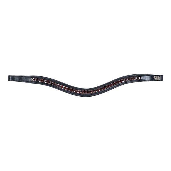 Frontaal voor paard HFI Padded Wave + Strass 6/7