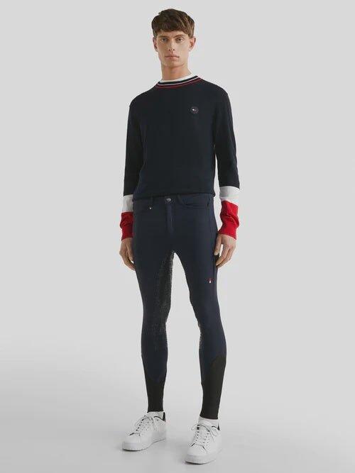 Tommy Hilfiger Equestrian Heren Rijbroek Fullseat Pro Desert Sky Blauw - 2/7