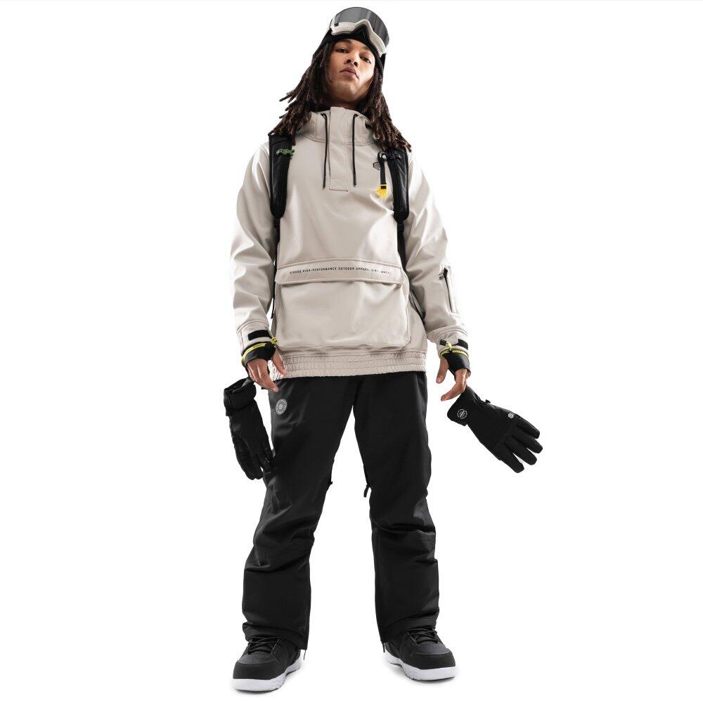 Veste snowboard homme Sports d'hiver W3 Haboob Beige 3/8