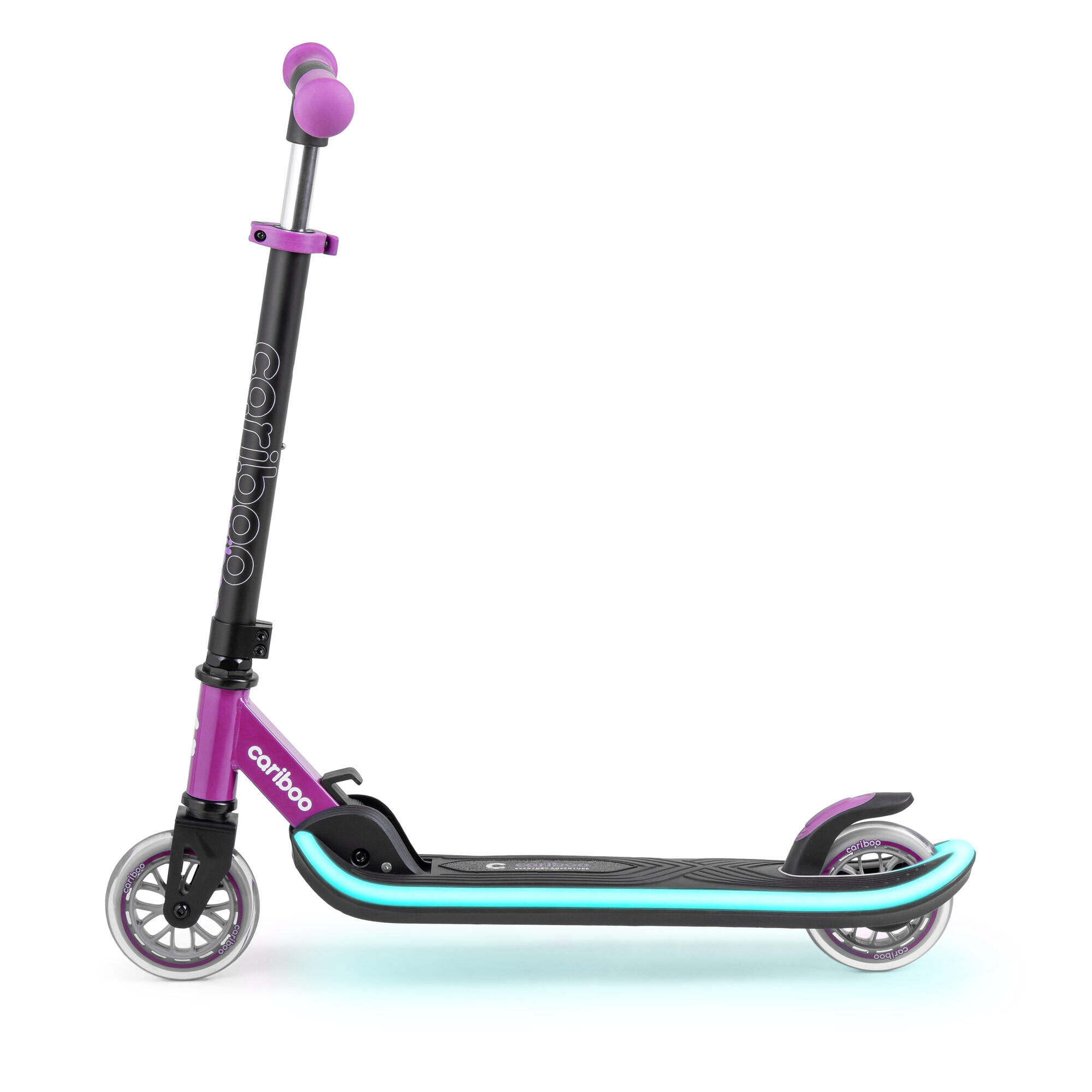 Tweewielige step met lichtgevend LED-platform Cariboo LEDStar 4/6
