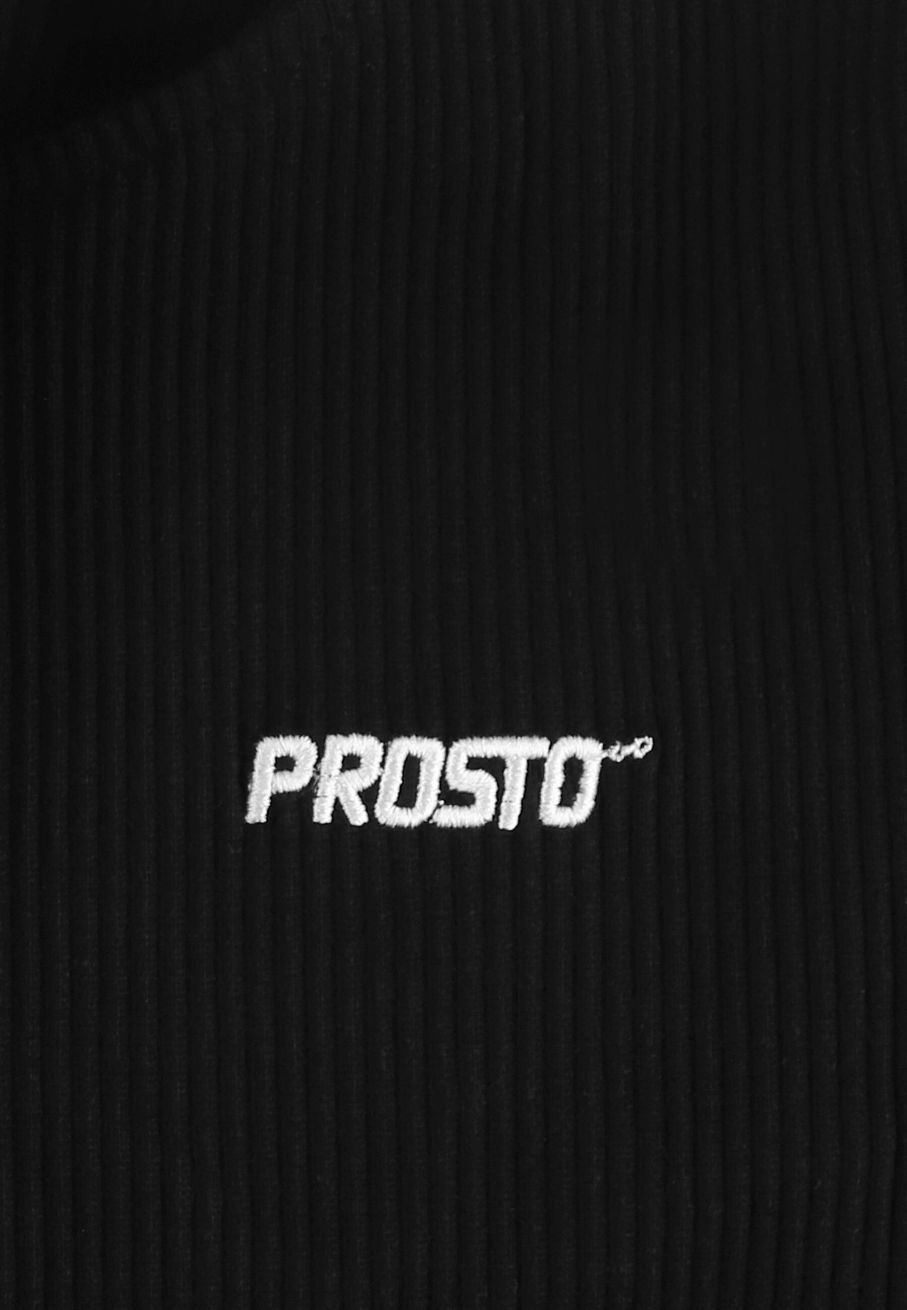 Top sportowy damski Prosto Zip Ribbed na suwak 6/6