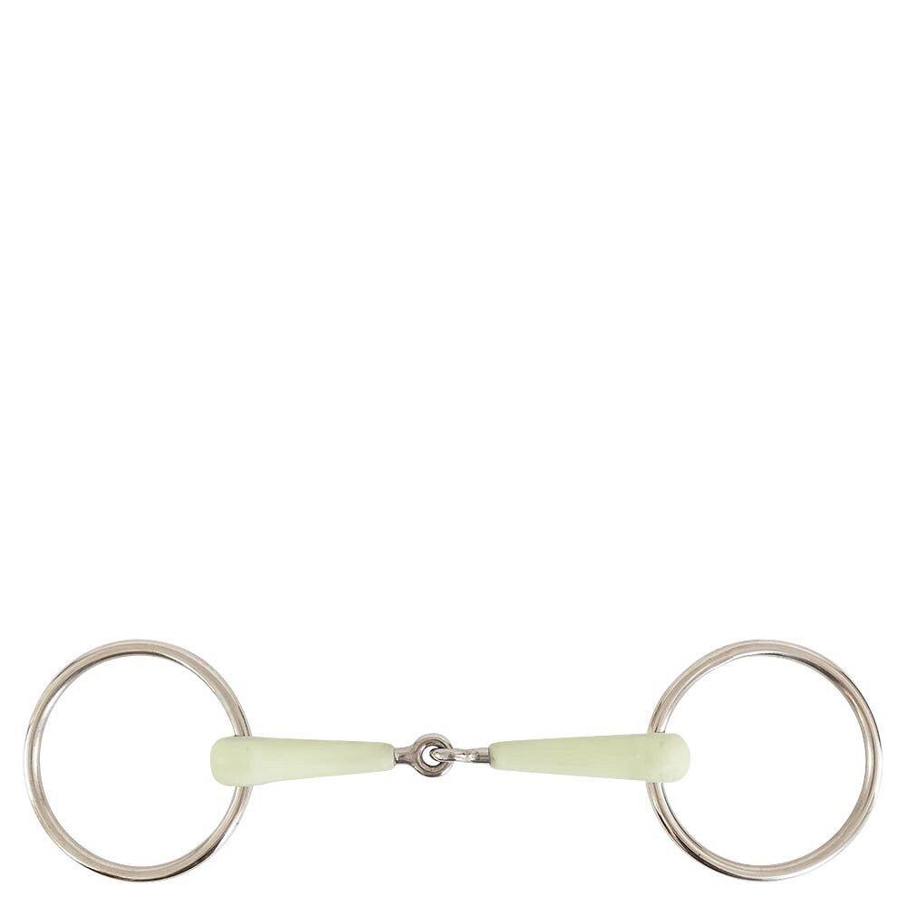 Mors a 2 anelli doppio BR Equitazione per cavallo BR Equitation Apple Mouth 15mm 4/4