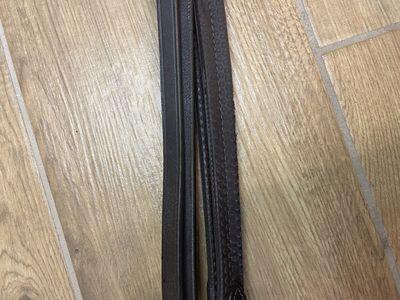 Euroriding Toulon Rubber Teugels Zwart - 3/4