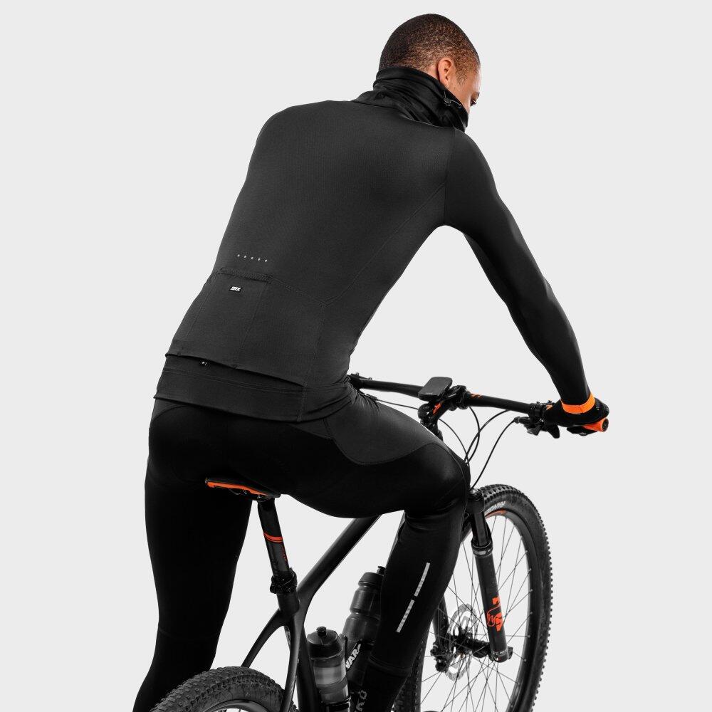 Herren Radsport ultraleichtes radtrikot für SRX Roselend Schwarz 4/7