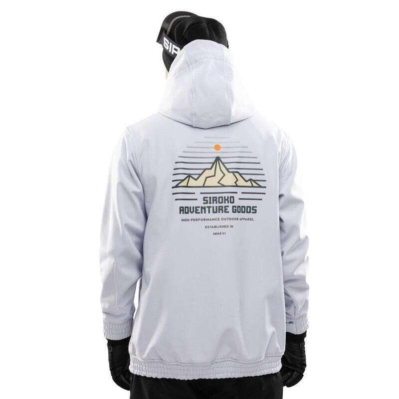 Jacheta de snowboard pentru bărbați W3 Lhotse Gri