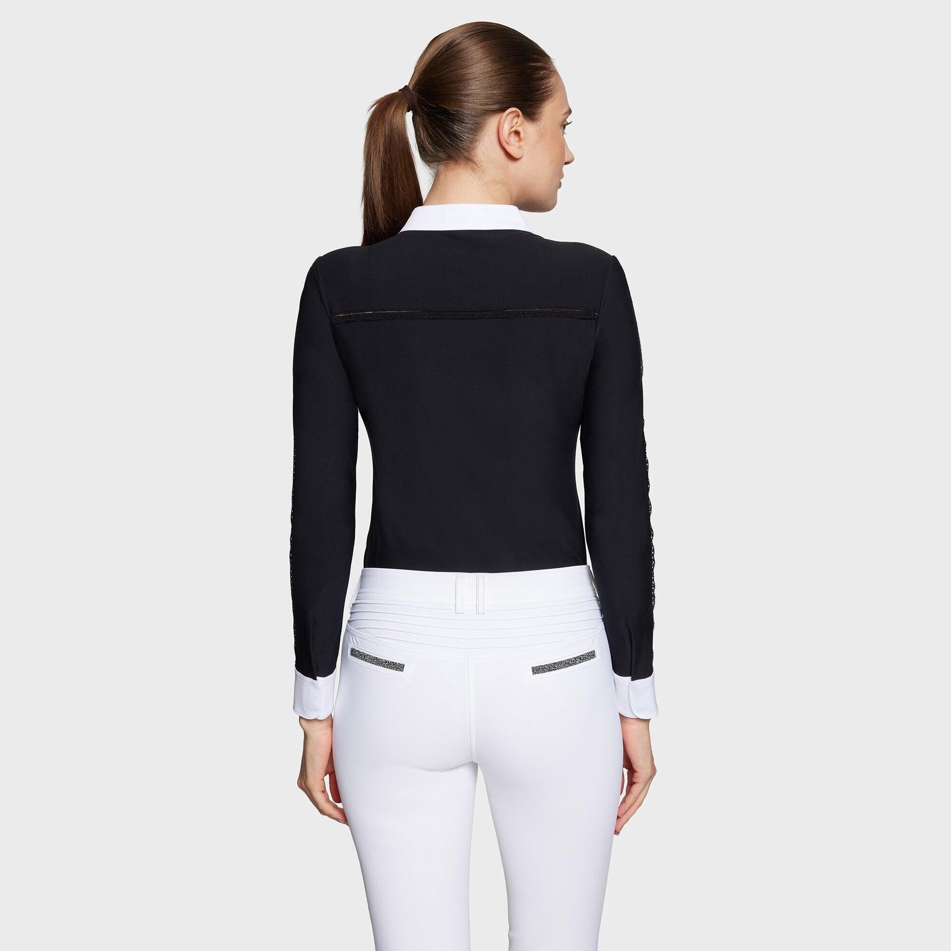 Samshield Carolace Wedstrijdshirt Lange Mouwen Dames Ss25 Zwart - 2/3
