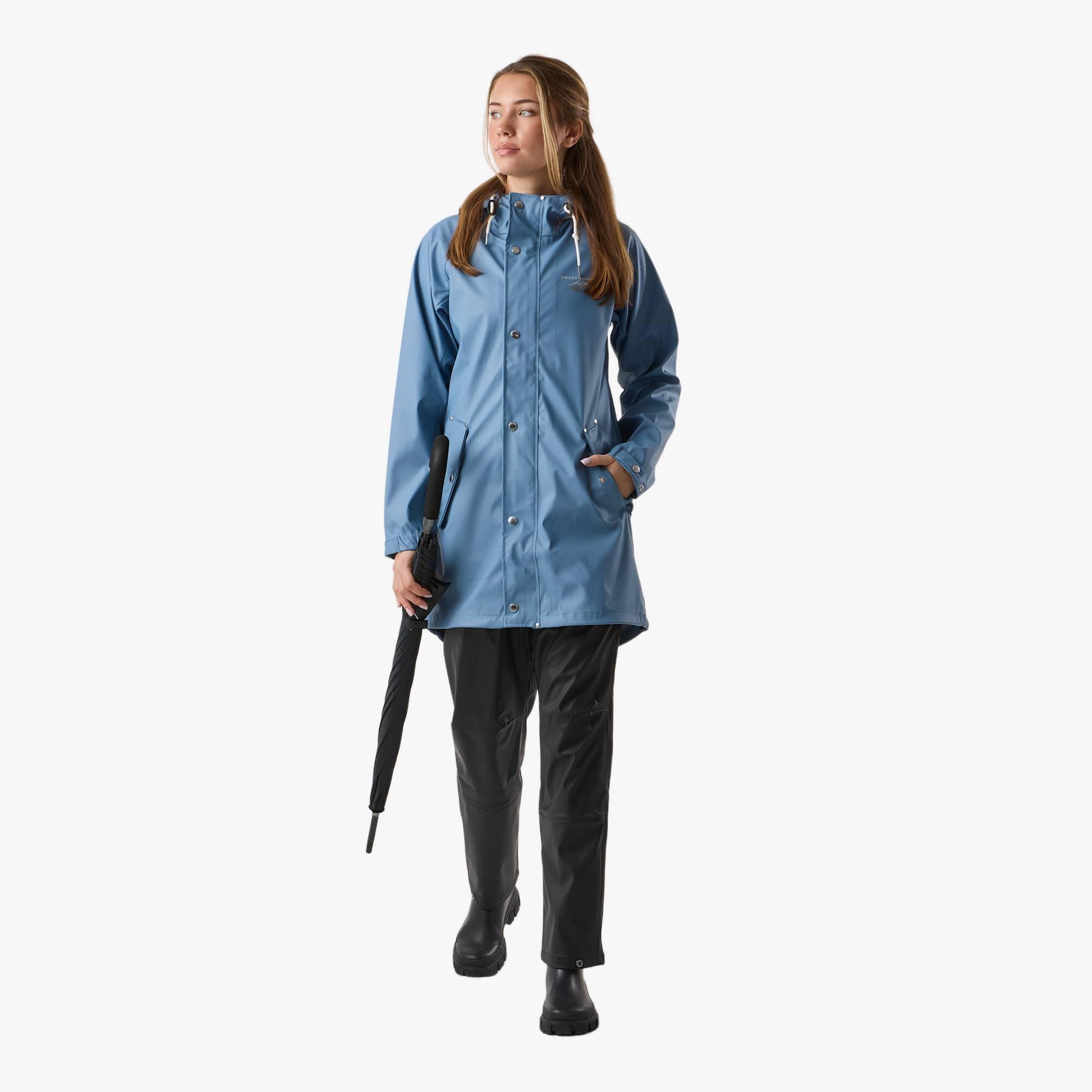 Giacca antipioggia da escursionismo da donna impermeabile Väderöarna Coat 3/8