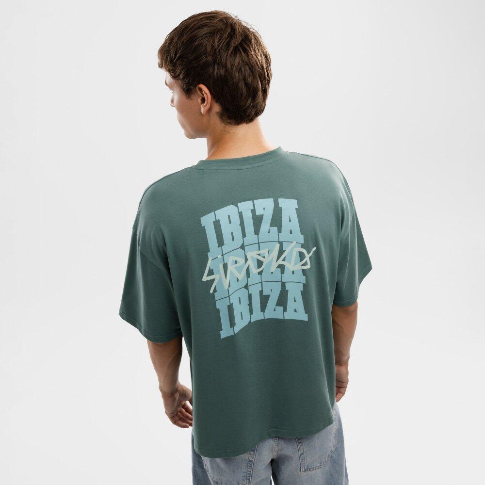 T-shirt ample homme Lifestyle IBZ Ibi Green Vert 6/6