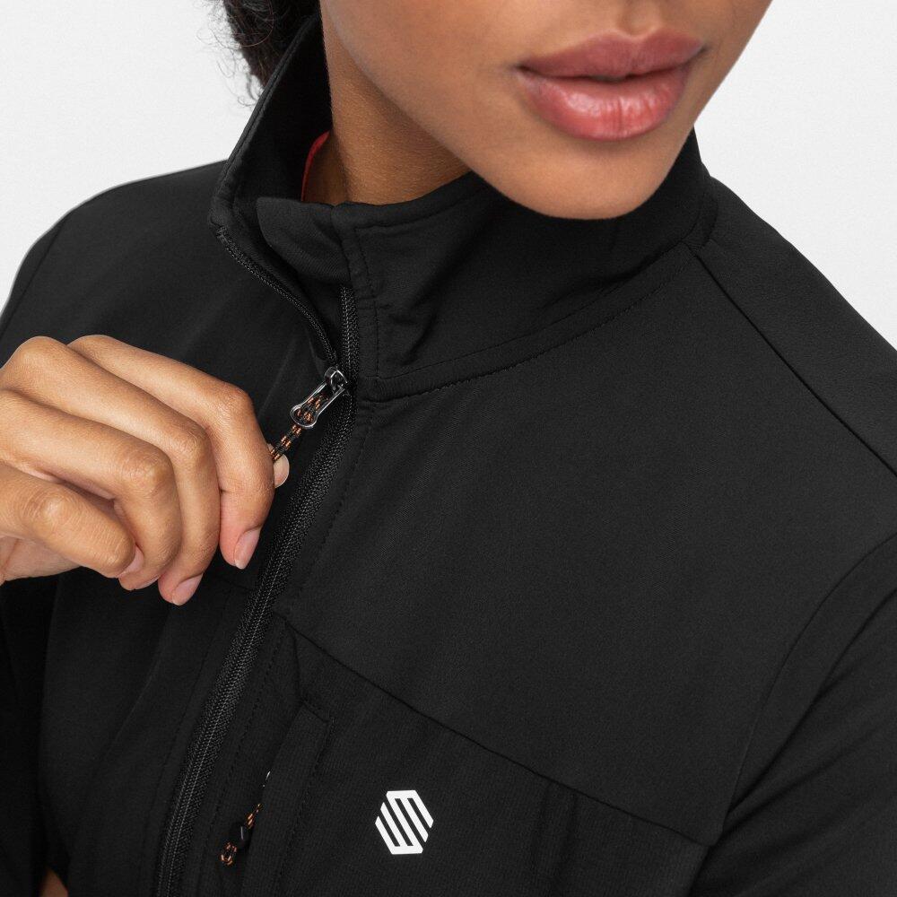 Damen Wandern wander-fleecepullover für Symbol Schwarz 4/8