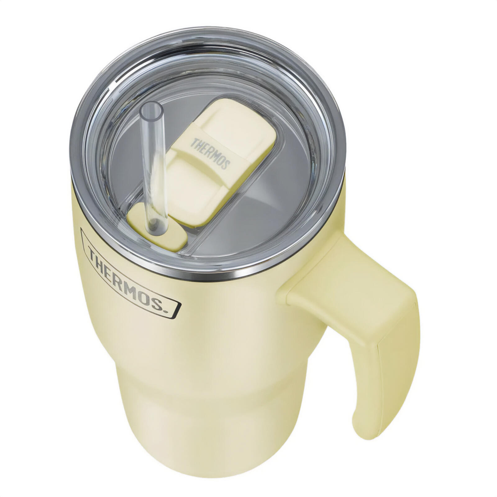 Geïsoleerde mok Refreshing Drinkfles Handvat Rietje 0,85 L 4/4