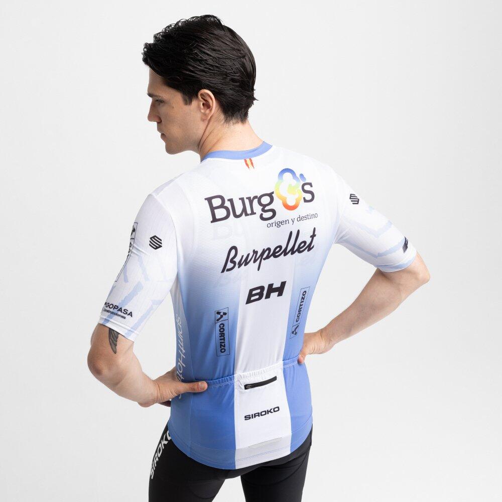 Maillot vélo manches courtes homme Burgos Burpellet BH x Siroko BBBH Campeon Gu 6/7