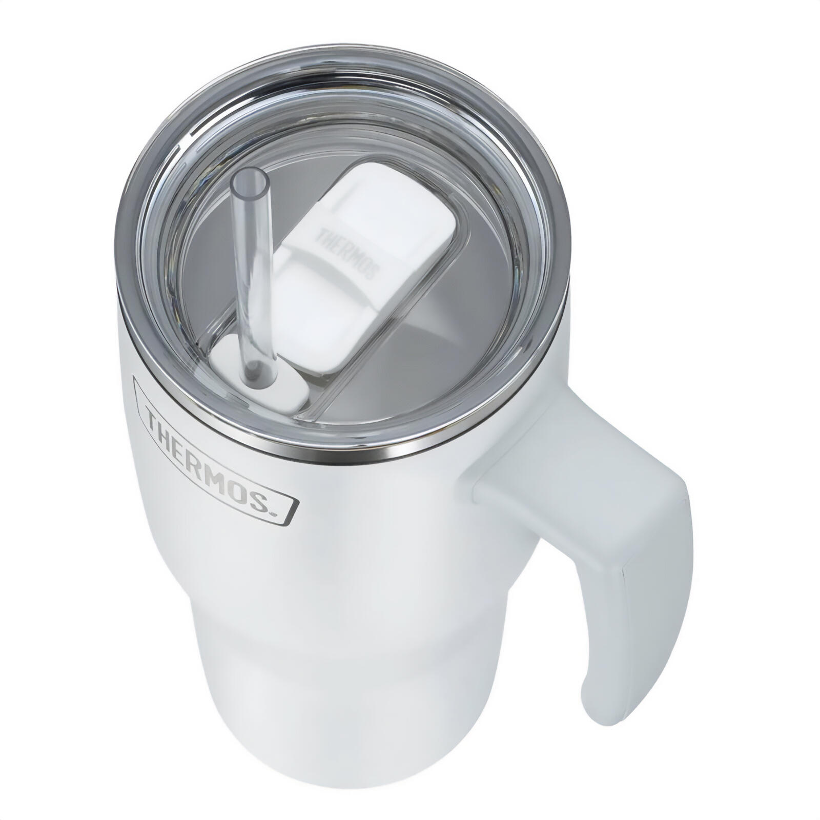 Geïsoleerde mok Refreshing Drinkfles Handvat Rietje 0,85 L 4/4