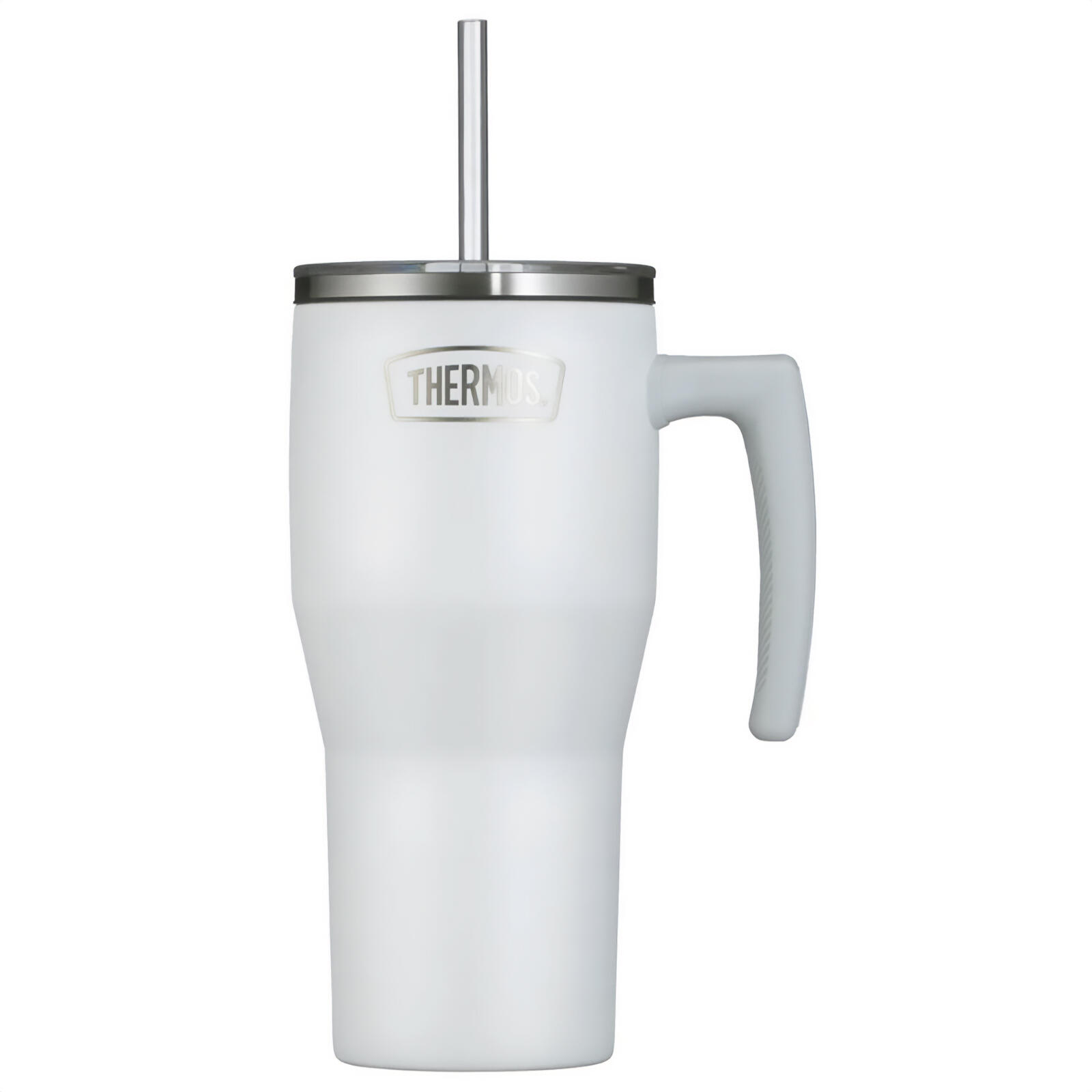 Thermos - Gobelet Refreshing Gobelet Isolant Bouteille À Boire Poignée Paille 0,85 L - Verre - Blanc - Decathlon