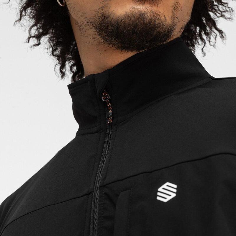 Pulover din fleece pentru pentru bărbați Platte Negru