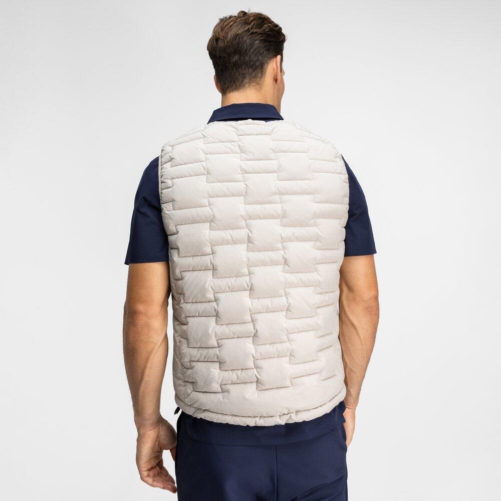 Men Golf 's insulated vest Royal Sand Beige 6/8