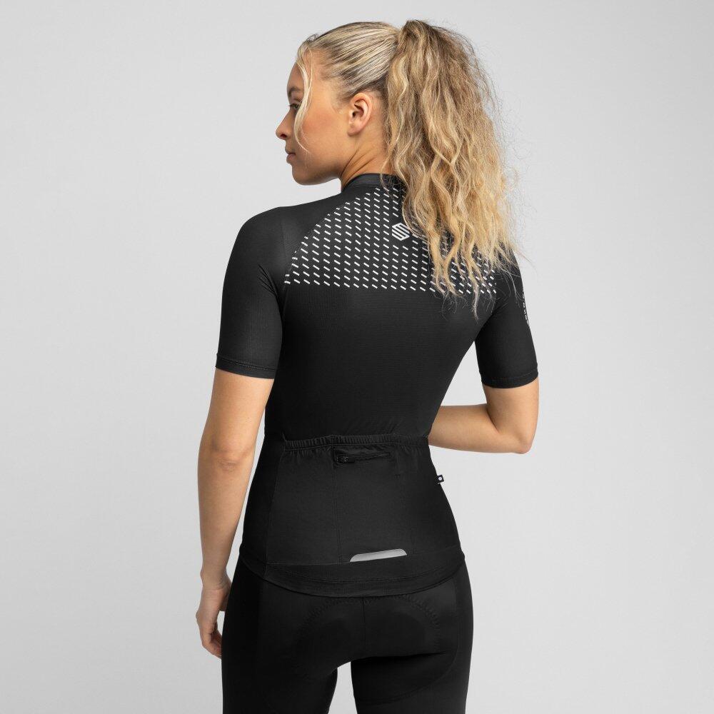 Damen Radsport ultraleichtes radtrikot für M3 Milano Schwarz 6/8