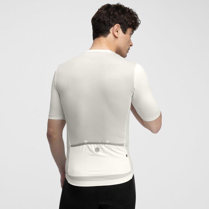 Tricou de cu mânecă scurtă pentru bărbați Core Rim Drive Alb