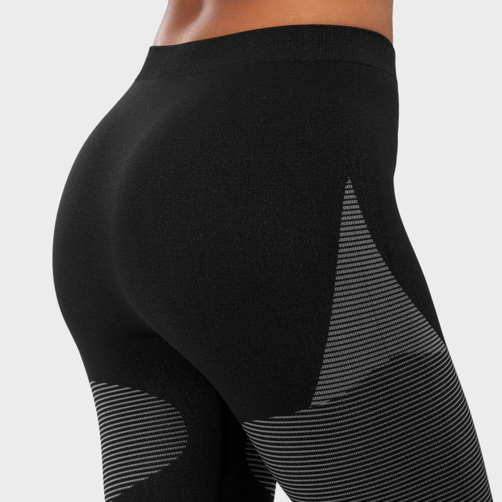 Calças interiores de compressão mulher Desportos de inverno Ultradry Preto 6/7