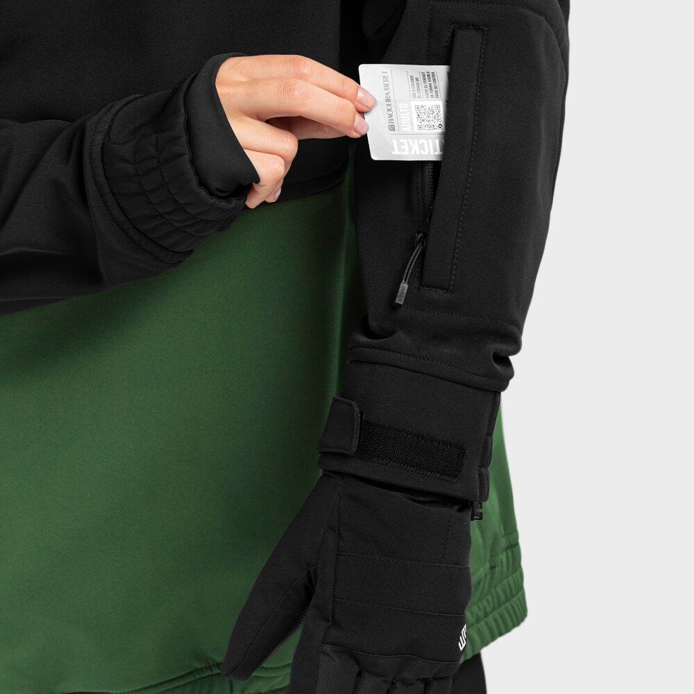 Veste snowboard femme Sports d'hiver W1-W Evergreen Noir 5/7