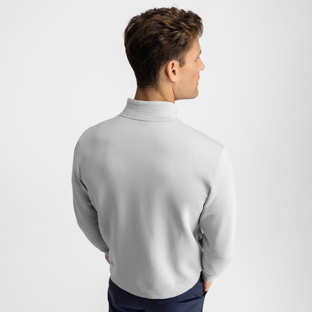 Pull de golf demi-zip homme Divot Gray Gris 6/8