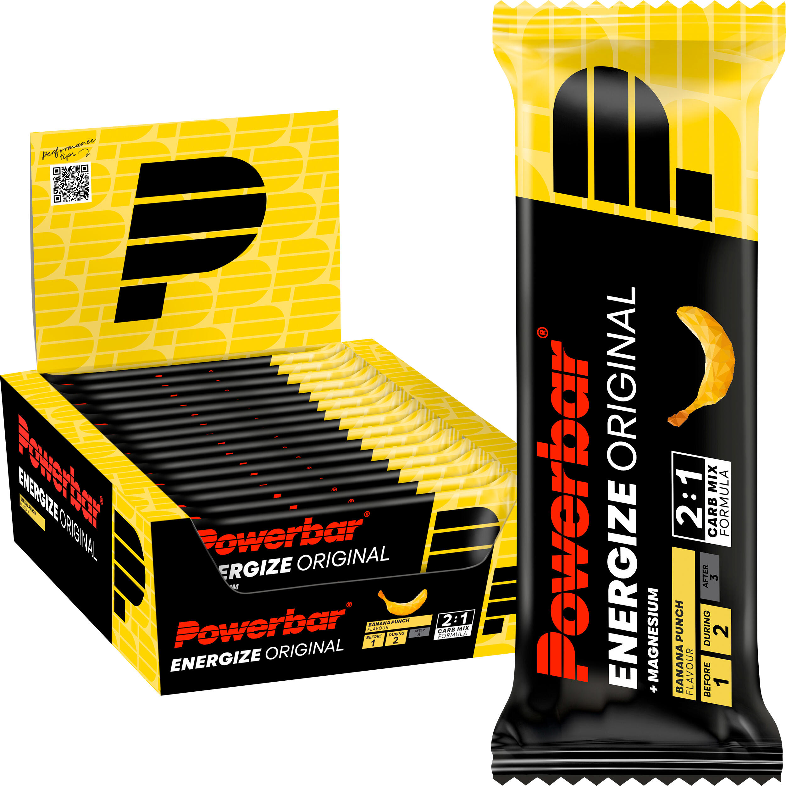 POWERBAR Barrette Energetiche - Barretta Energize (15x55g) - Banana