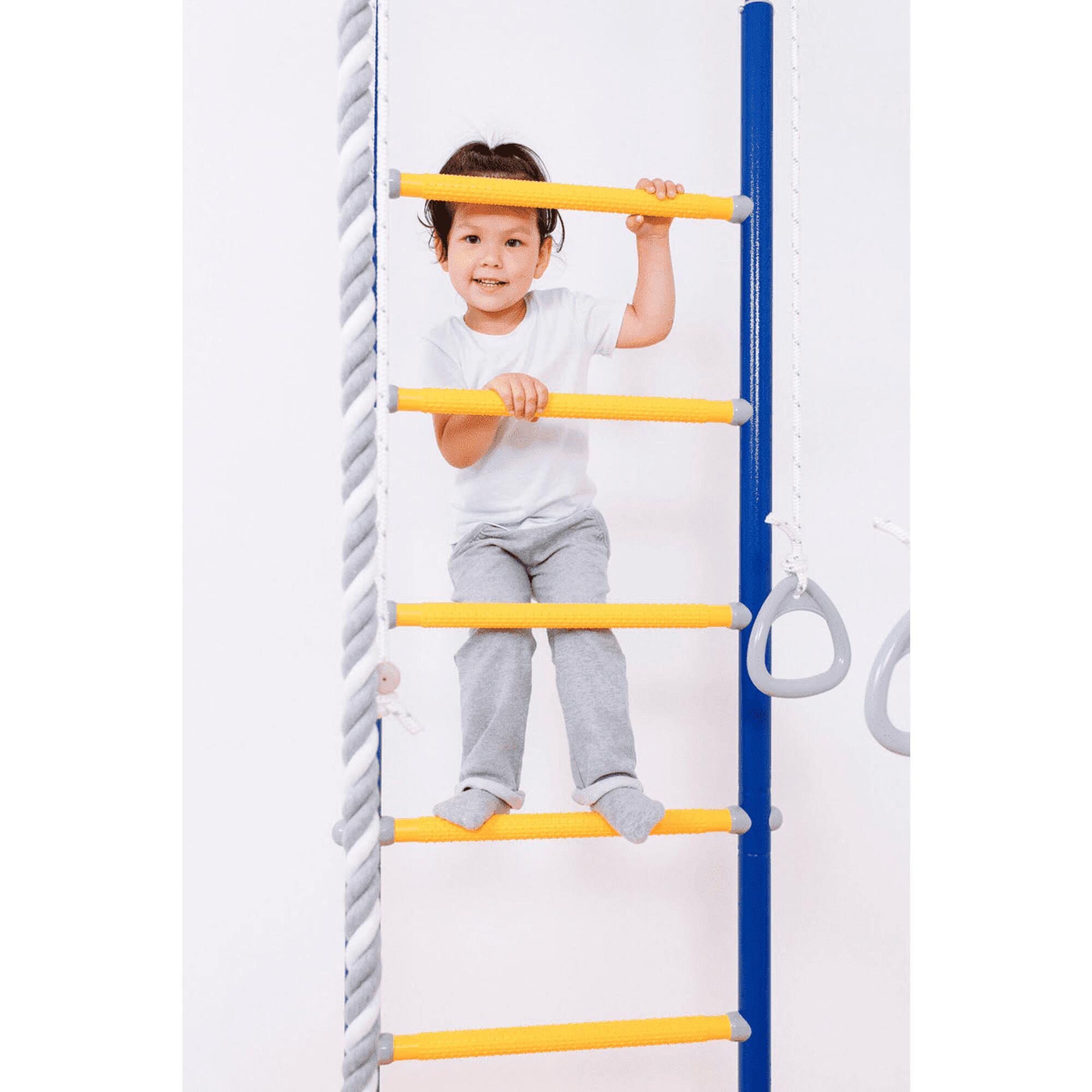Copii Gimnastică Scară de perete cu accesorii Kometa 2 Portocaliu