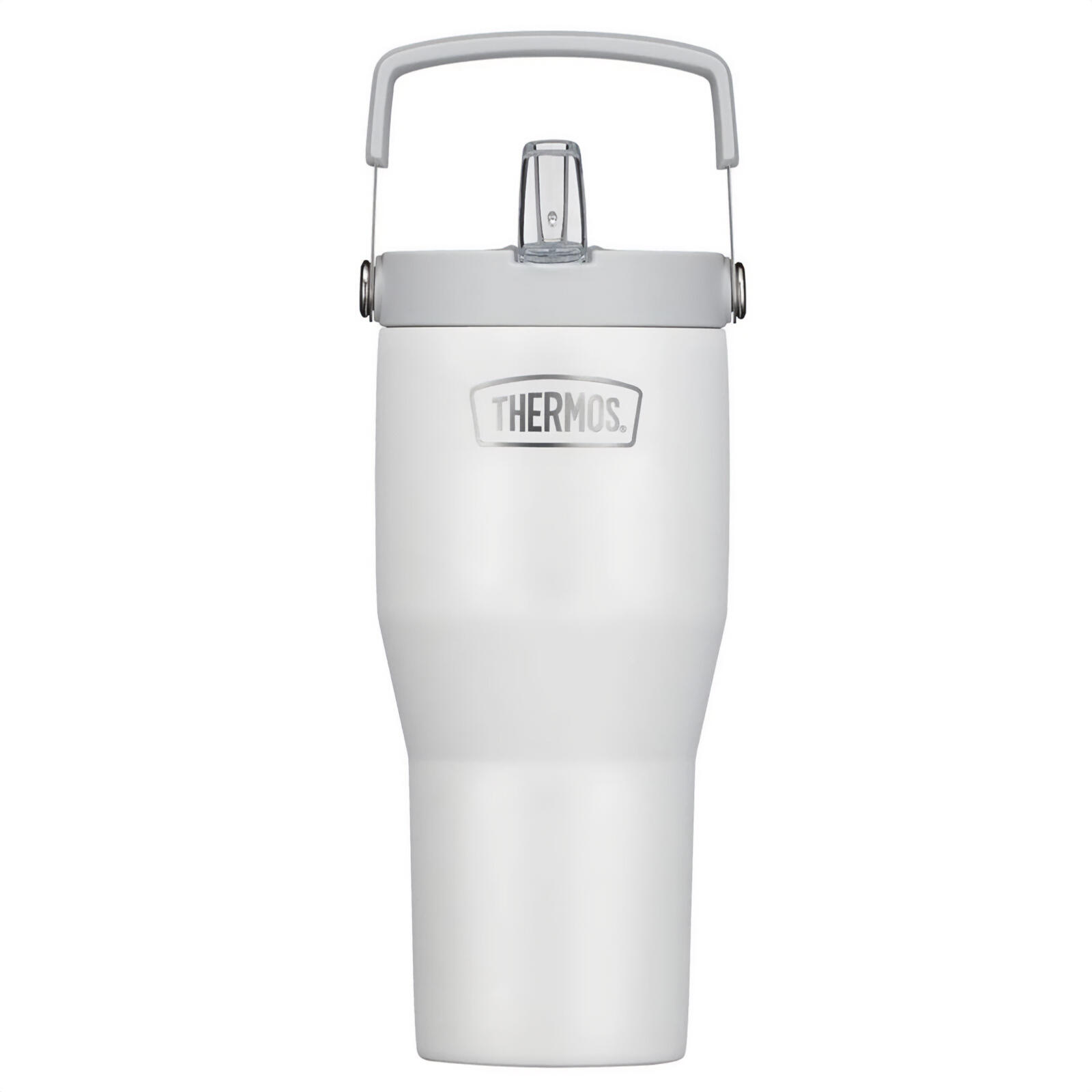 Thermos - Gobelet Refreshing Gobelet Isolant Bouteille À Boire Poignée Paille 0,85 L - Verre - Blanc - Decathlon