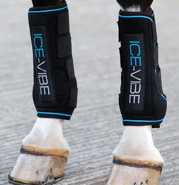 Horseware Ice-vibe Boots Massage En Koeling Therapie Zwart - 2/2