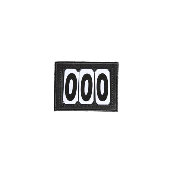 Porta numero equitazione in pvc velcro Kentucky 3 numéros 2/6