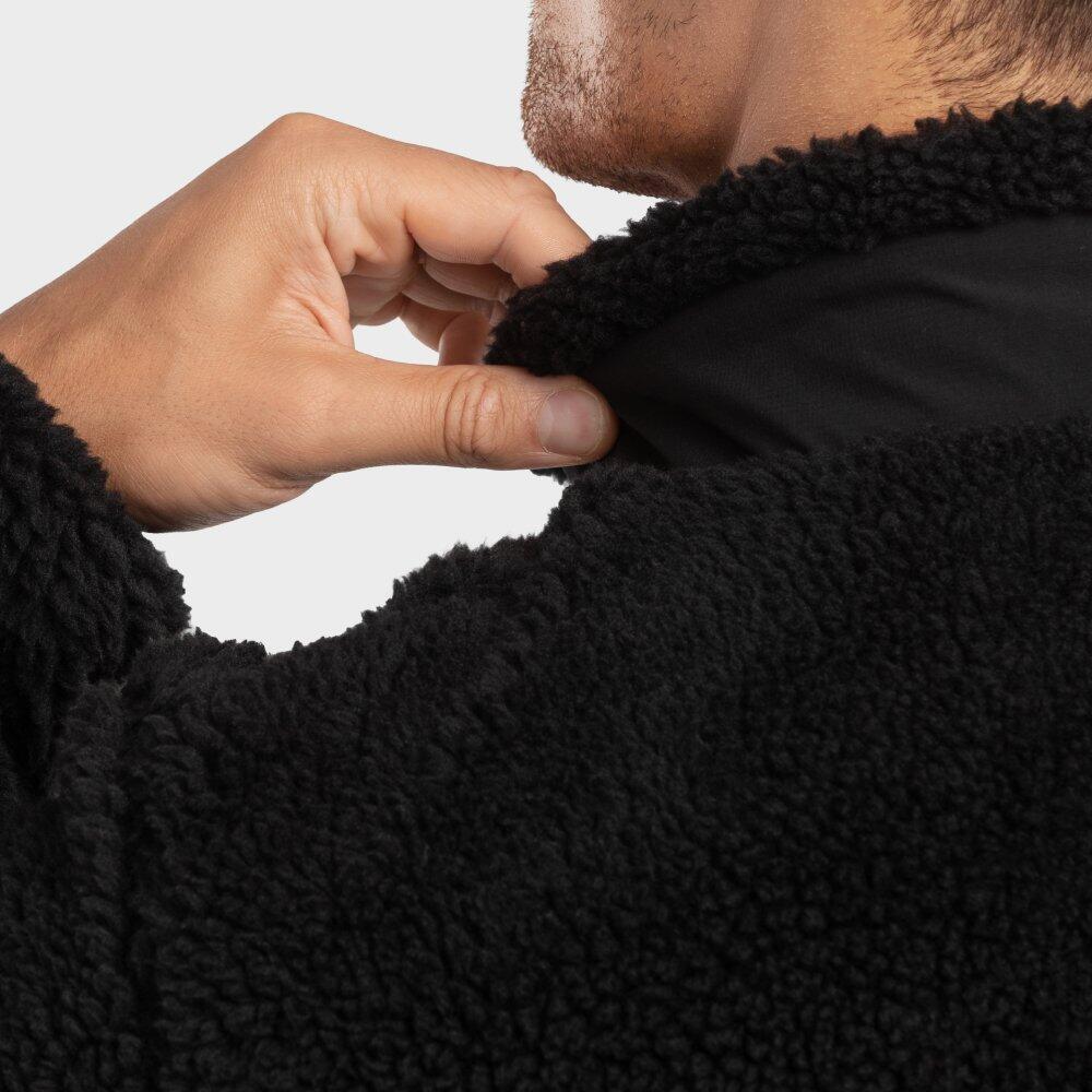 Chaqueta sherpa hombre lifestyle Blackcomb Negro 6/7