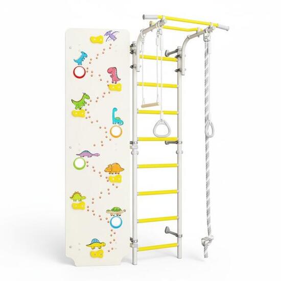 Spalliera Next 1 + Parete da arrampicata Dino