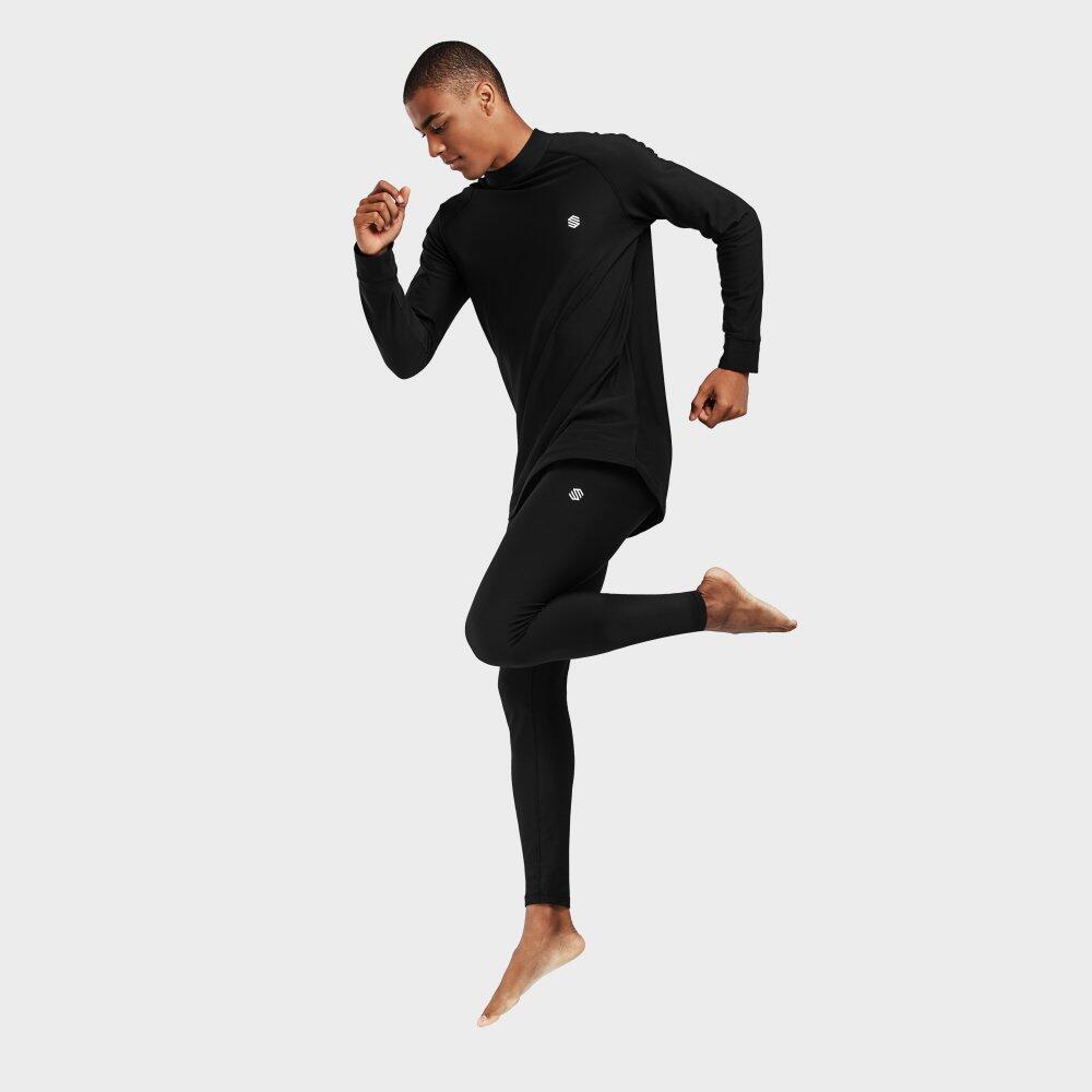 Calças interiores térmicas para homem Desportos de inverno Wolf Preto 4/7