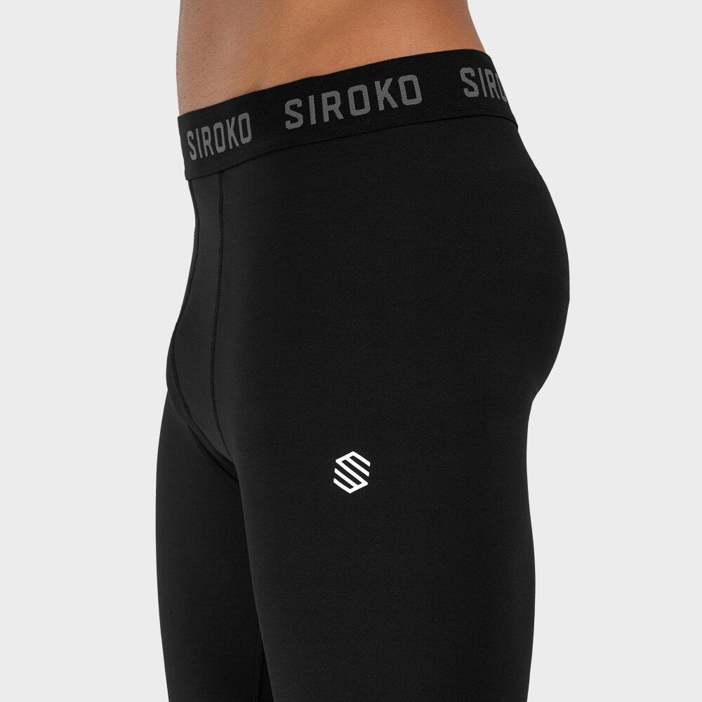 Calças interiores térmicas para homem Desportos de inverno Wolf Preto 5/7