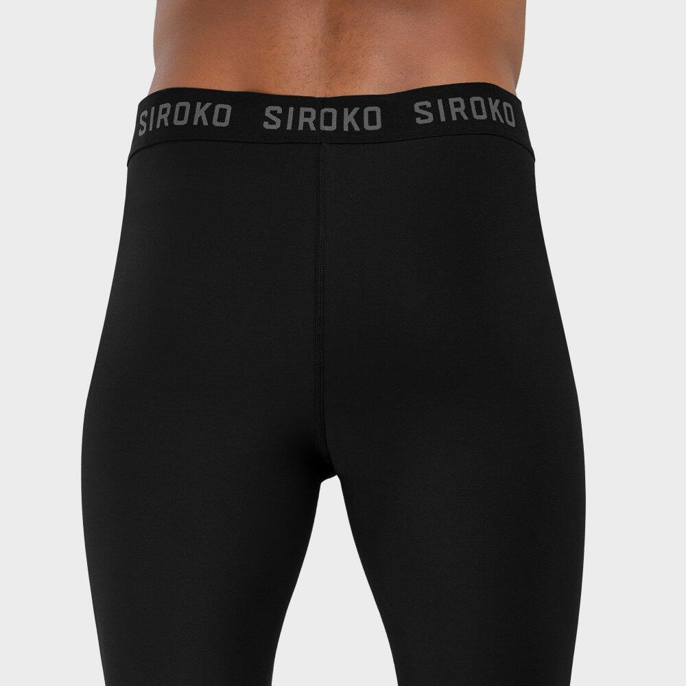 Calças interiores térmicas para homem Desportos de inverno Wolf Preto 6/7