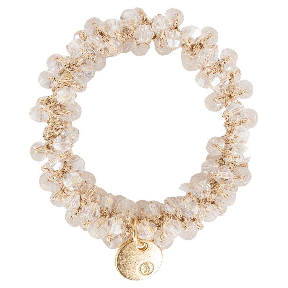 Br Haarelastiek Beads Blauw - 2/3