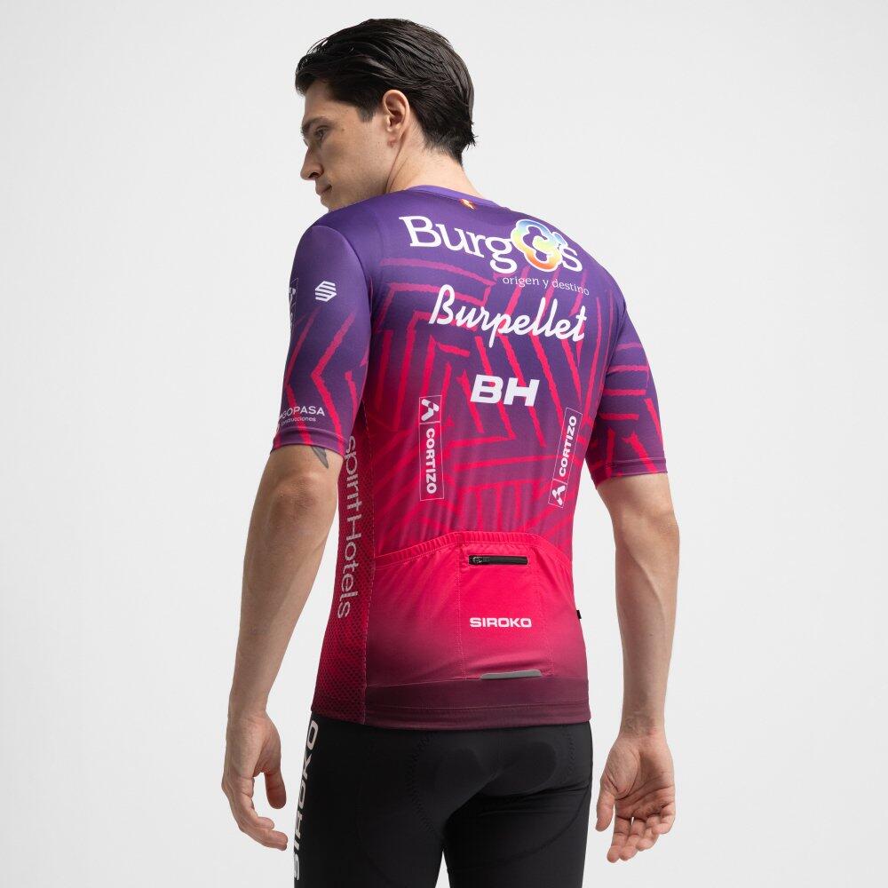 Maillot vélo d’été manches courtes homme Burgos Burpellet BH x Siroko BBBH 6/7