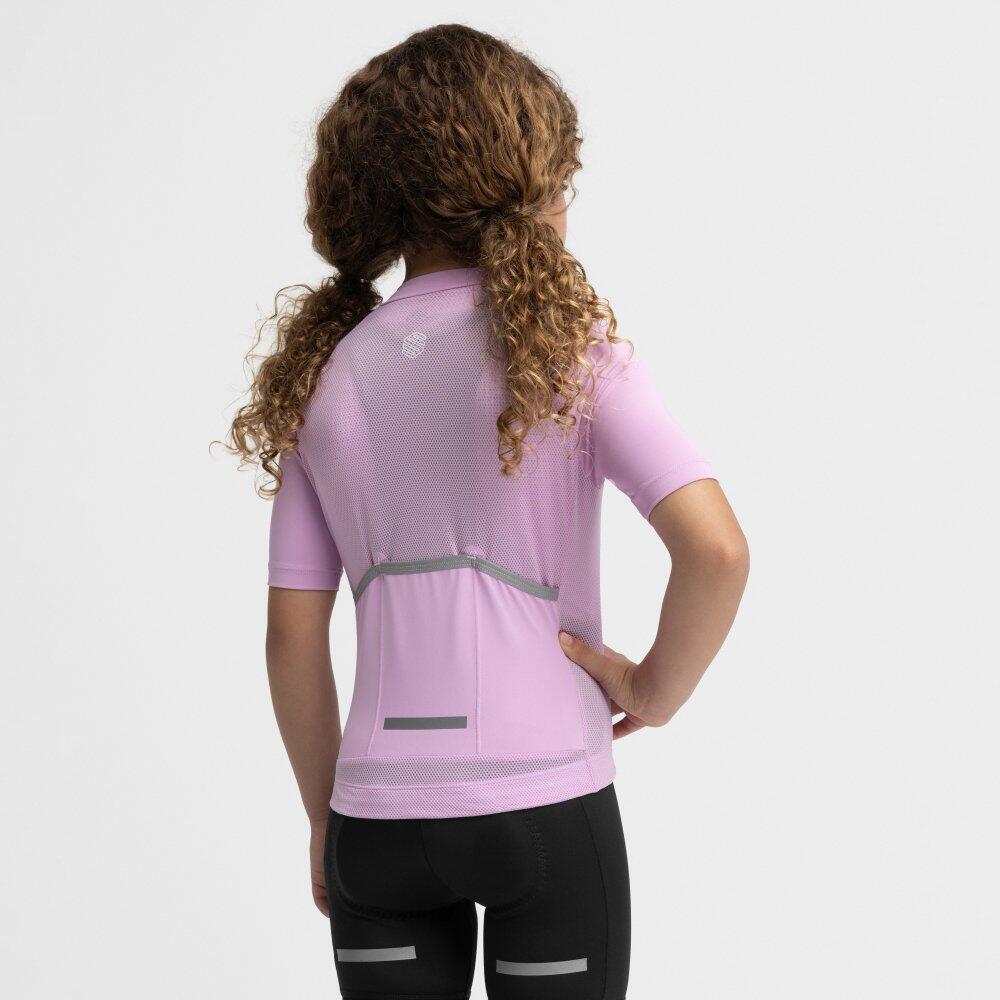 Kinder Radsport Kurzärmeliges Radtrikot Mädchen K-Core Brisa Light Pink Rosa 6/8