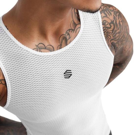 Sous-maillot vélo homme Cyclisme Velocity Blanc