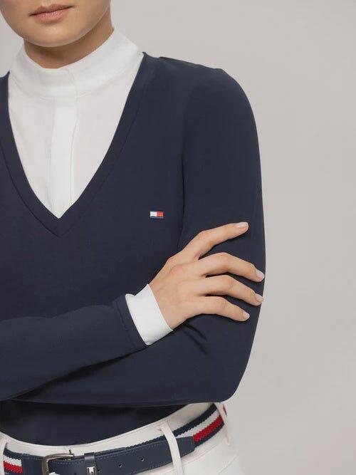 Tommy Hilfiger Equestrian Montana 2-in-1 Wedstrijdshirt Dames Zwart - 3/6