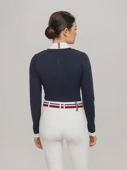 Tommy Hilfiger Equestrian Montana 2-in-1 Wedstrijdshirt Dames Zwart - 2/6