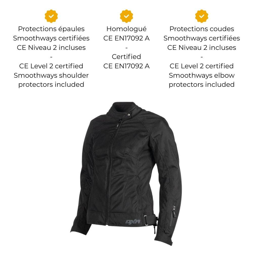 Blouson Moto FEMME Certifié | STREAM AIR EVO LADY MOTOBLOUZ 3/7