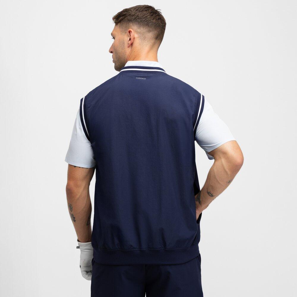 Chaleco golf cortavientos hombre Putt Navy Azul 6/6