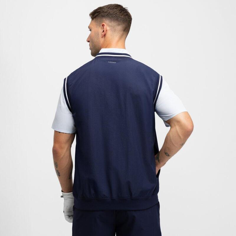 Vesta windbreaker de pentru bărbați Putt Navy Albastru