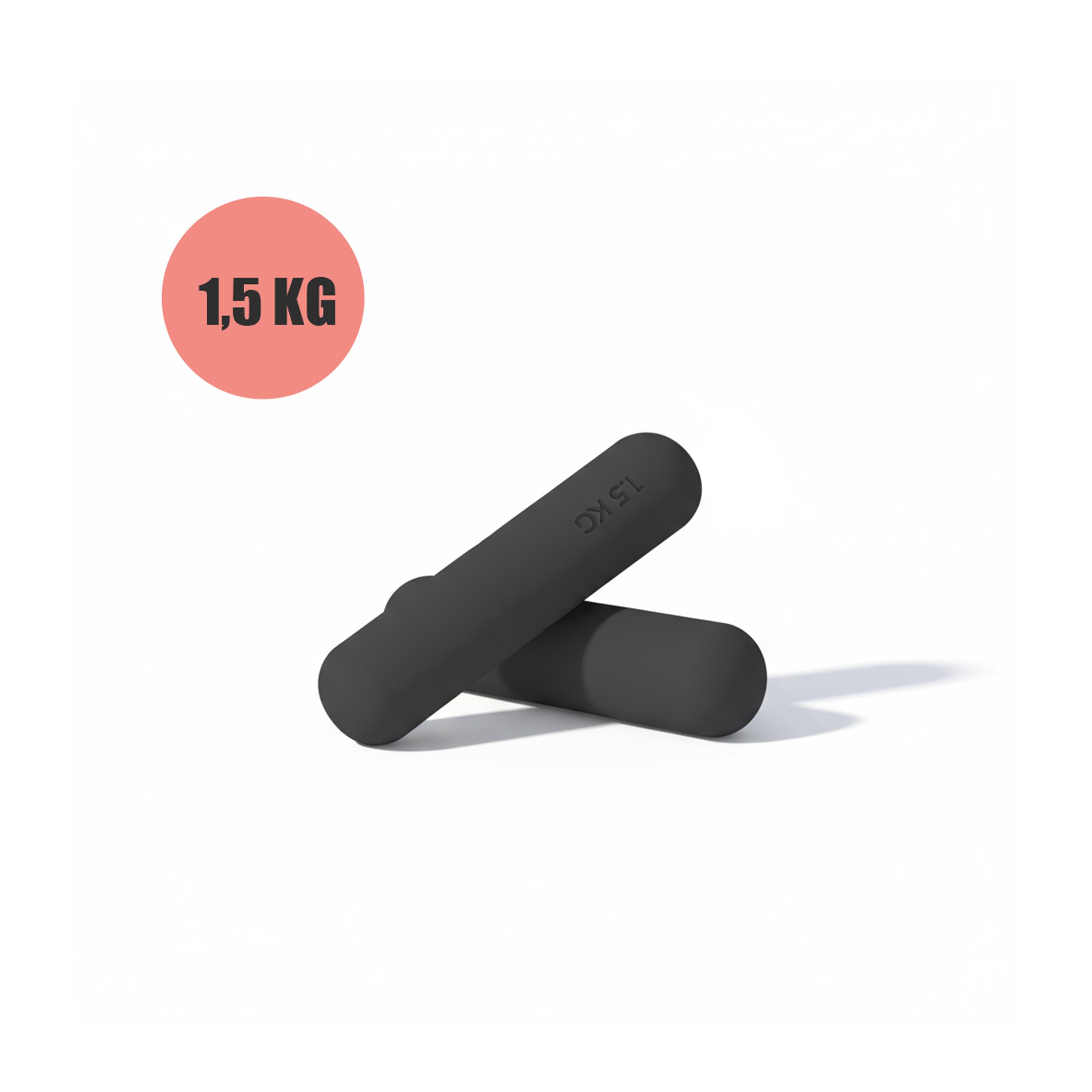 ZESTAW HANTLE HANTELKI DO ĆWICZEŃ PILATES FITNESS 2x 1,5KG 3/7