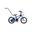 Bicicleta Copii Polar 2024 Rocket - 14 Inch, Albastru inchis