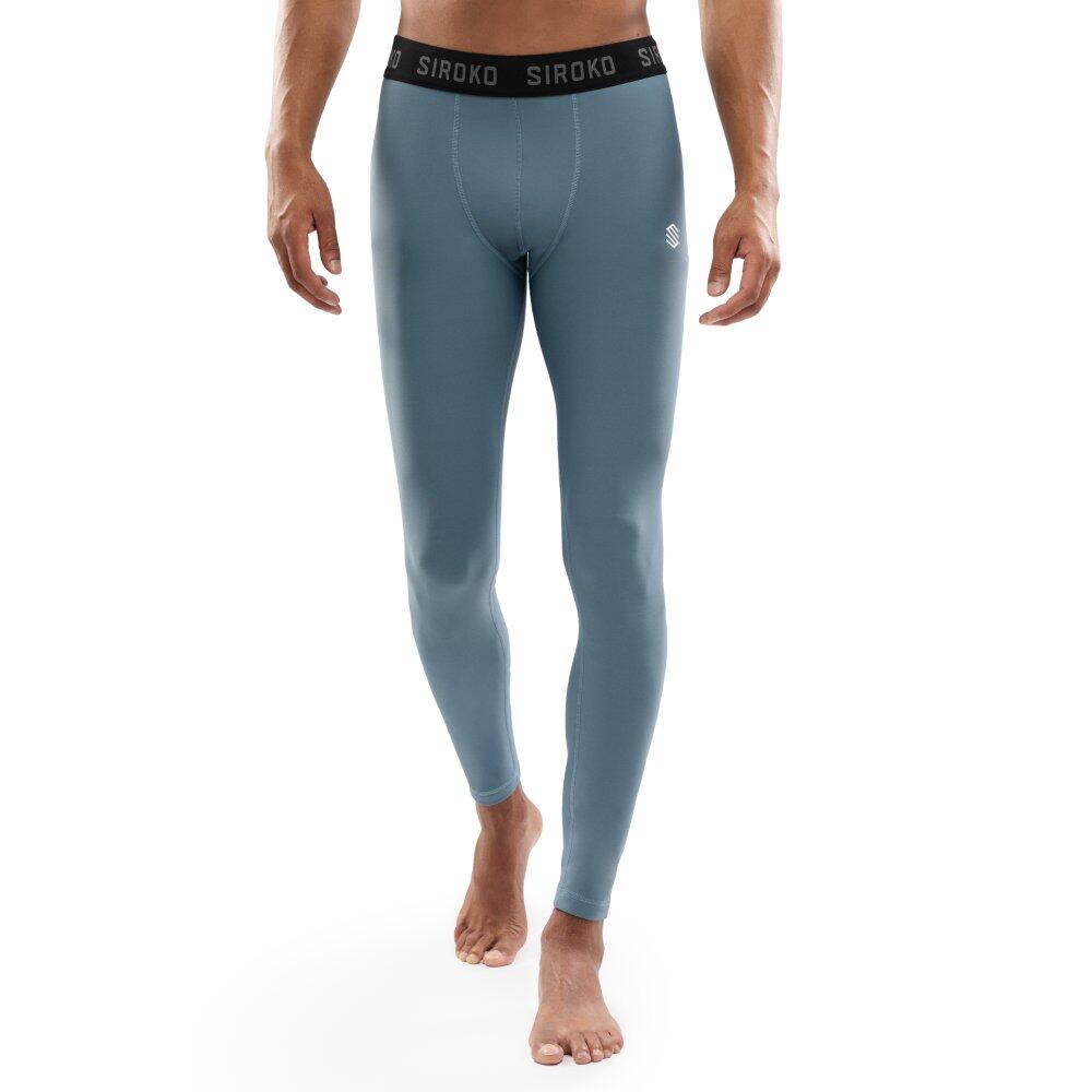 Siroko - Pantalon Sous-vêtement Thermique Homme Sports D'Hiver Lift Bleu Acier - Sous Vêtement Bas - Bleu - Petit - Decathlon