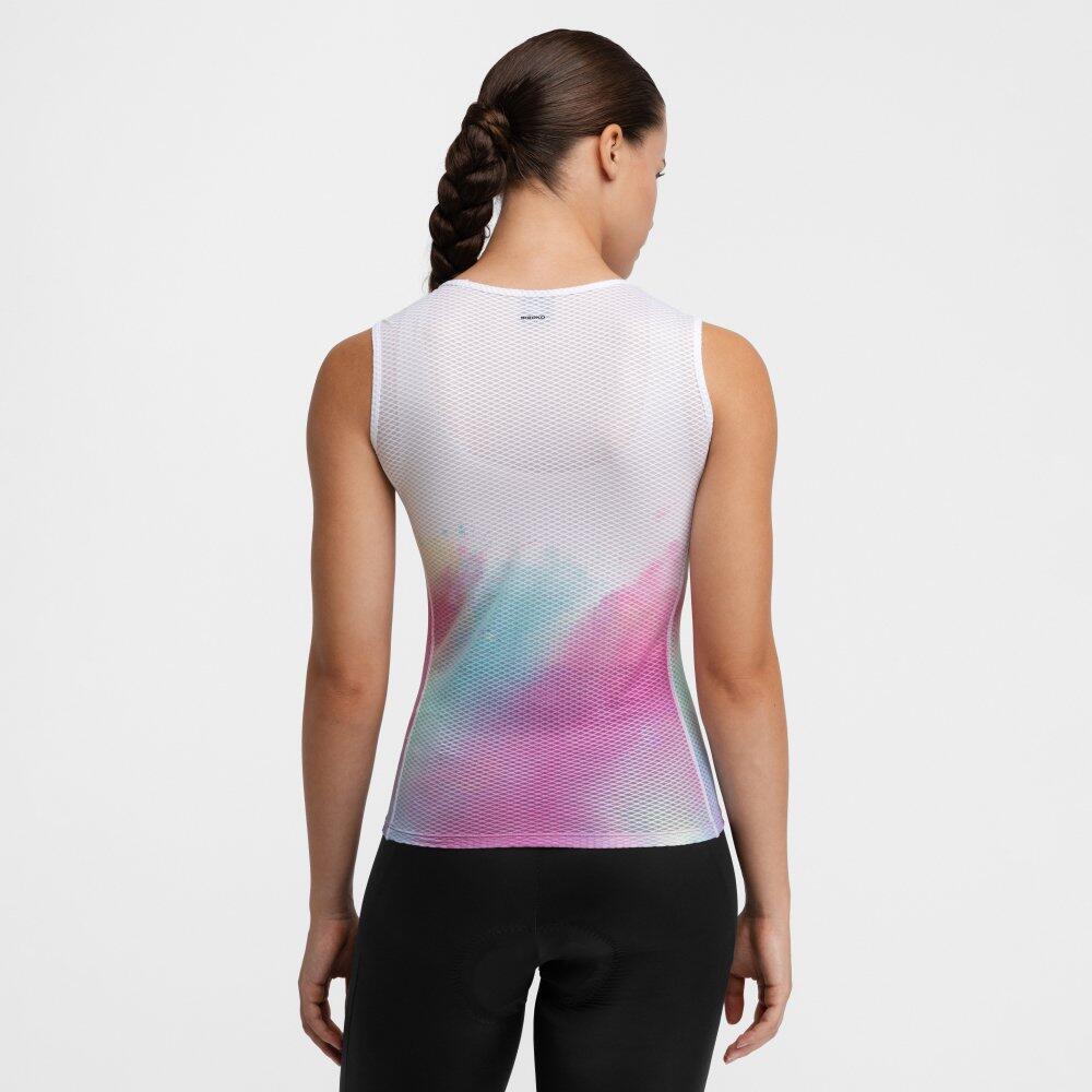 Sous-maillot vélo femme Cyclisme Droplet Blanc 6/7